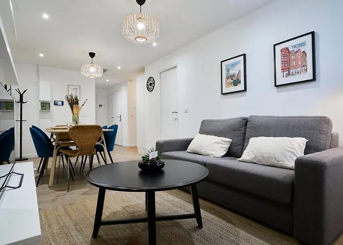 Lägenhet Le Champenois - 4 - Equipe Coeur De - Climatisation - Netflix Troyes